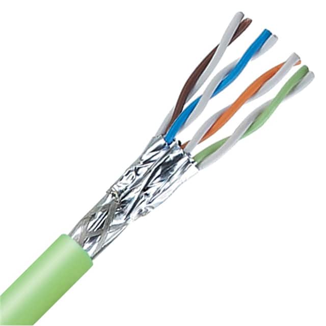 2170890 CABLE CAT5E 4COND 22AWG GRN FEET