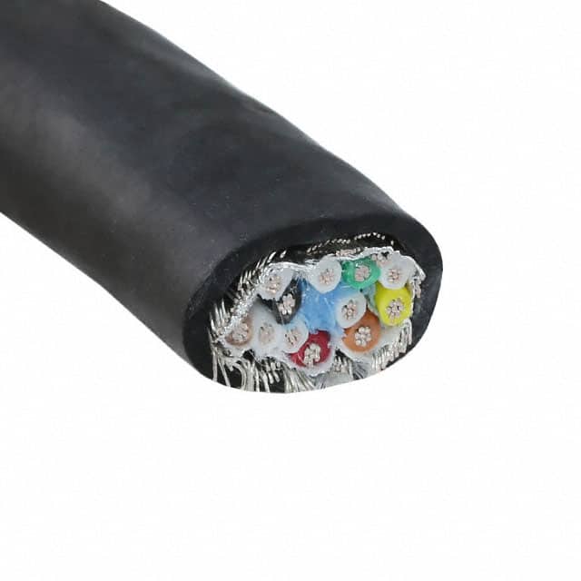 45126 BK005 MULTI-PAIR 12COND 22AWG BLK 100'