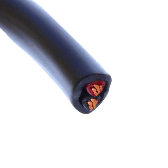 M3845 BK005 CABLE 2COND 14AWG BLACK 100'