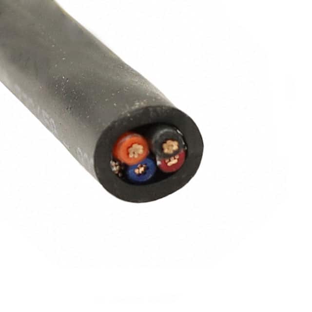 M33802 BK005 CABLE 4COND 18AWG BLK SHLD 100'