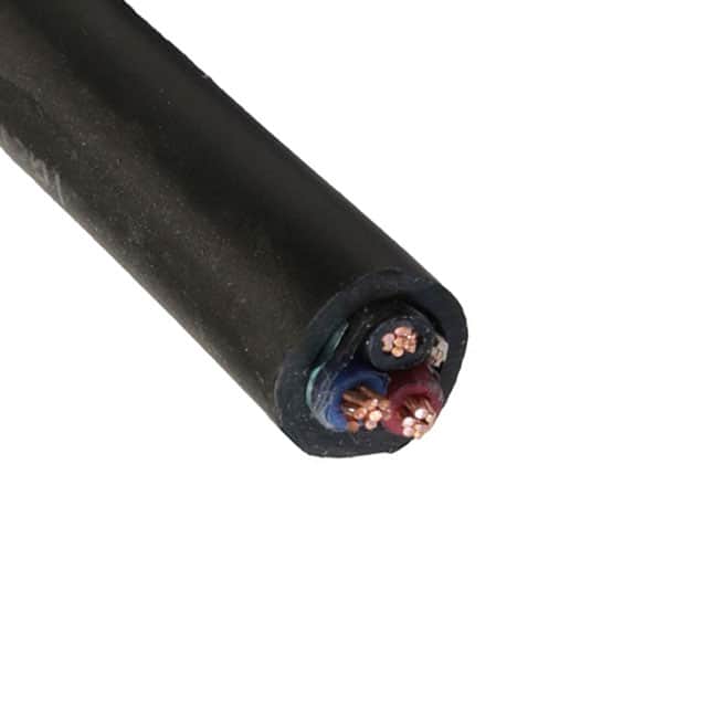 M33828 BK002 CABLE 3COND 16AWG BLK SHLD 500'