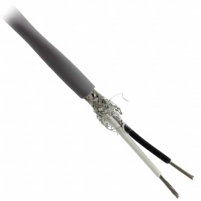 3231 SL005 CABLE 2CON 20AWG SLATE SHLD 100'