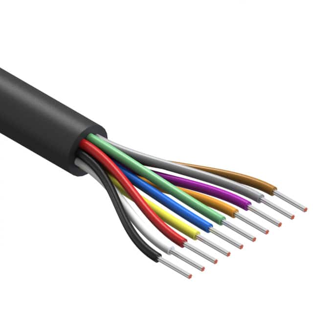30-01343 CABLE 10COND 26AWG BLACK 502'