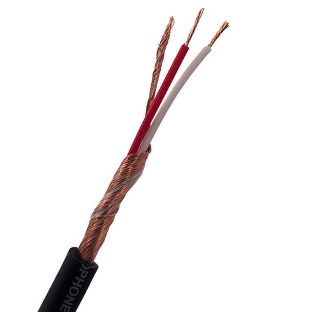 IO-A12416-500SP CABLE 2COND 24AWG BLK SHLD 500'