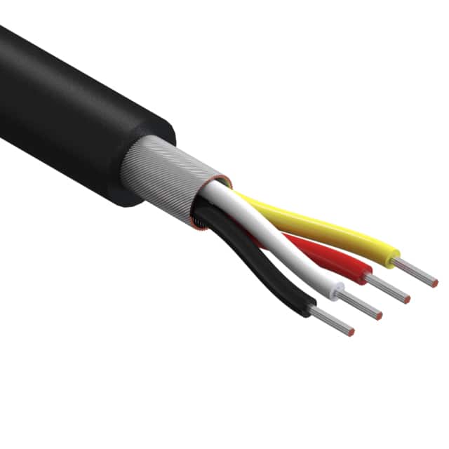 30-00490 CABLE 4COND 32AWG BLK SHLD 502'