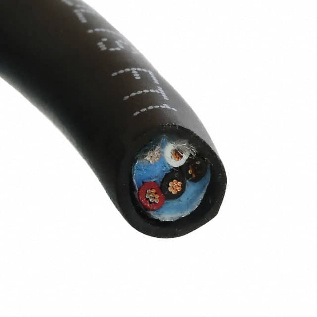 25372 BK199 MULTI-PAIR 4COND 18AWG BLK FEET