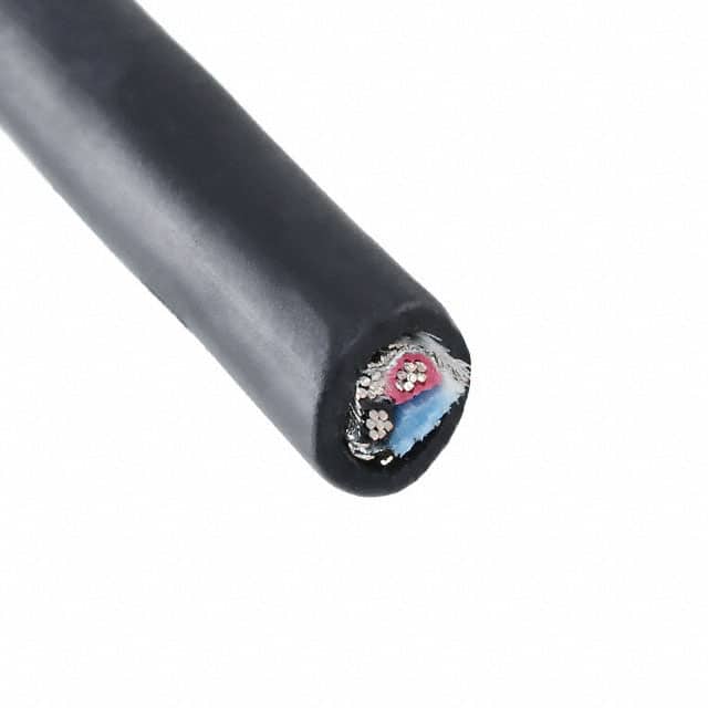 45172 BK005 CABLE 2COND 16AWG BLK SHLD 100'