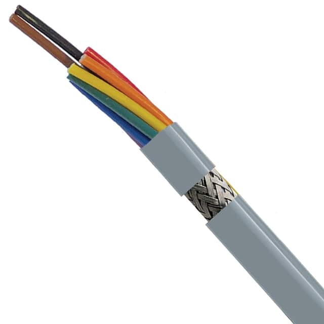 DC3332210S CABLE 10COND 22AWG GRY SHD 1=1FT