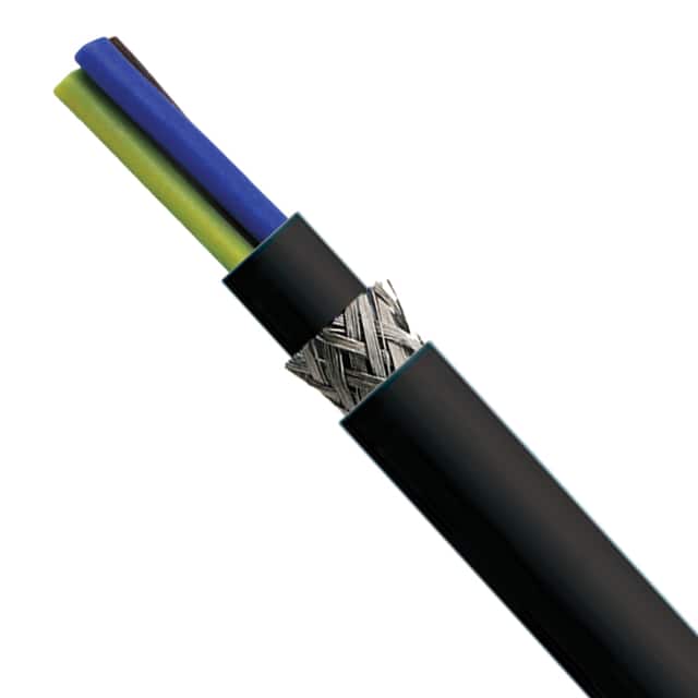 1241603 CABLE 3COND 16AWG BLK SHLD 1=1FT