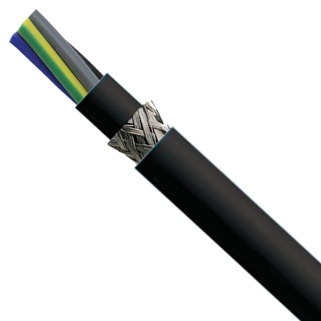 1241205 CABLE 5COND 12AWG BLK SHLD 1=1FT