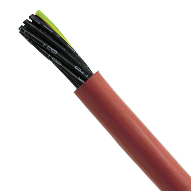 1271812 CABLE 12COND 18 AWG BROWN 1=1FT