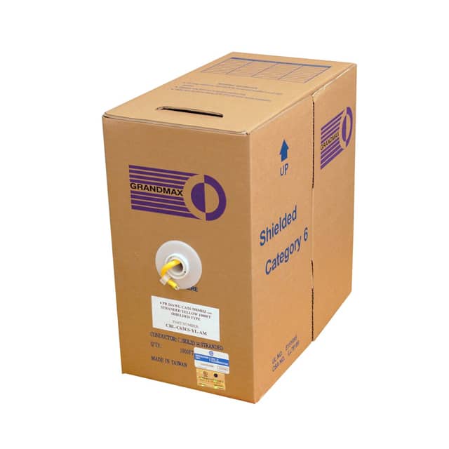 CBL-C63ES-YL-AM CABLE CAT6 8COND 24AWG 1000'