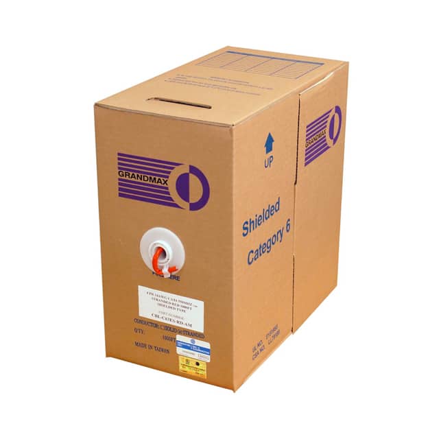 CBL-C63ES-RD-AM CABLE CAT6 8COND 24AWG RED 1000'