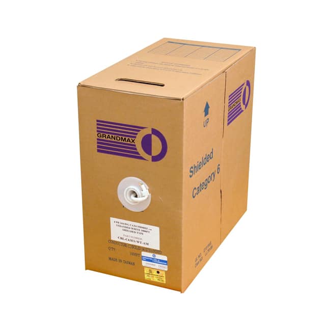 CBL-C63ES-WT-AM CABLE CAT6 8COND 24AWG WHT 1000'