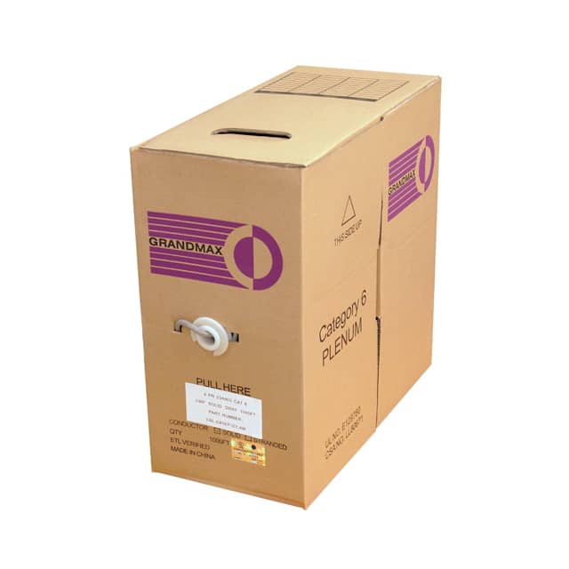 CBL-C61EP-GY-AM CABLE CAT6 8CON 23AWG GRAY 1000'