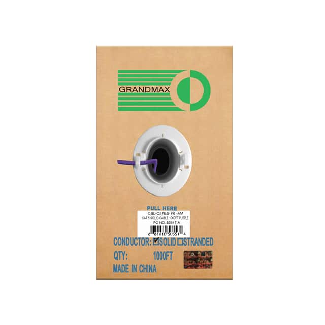 CBL-C57ESPR-AM CABLE CAT5E 8CON 24AWG VIO 1000'