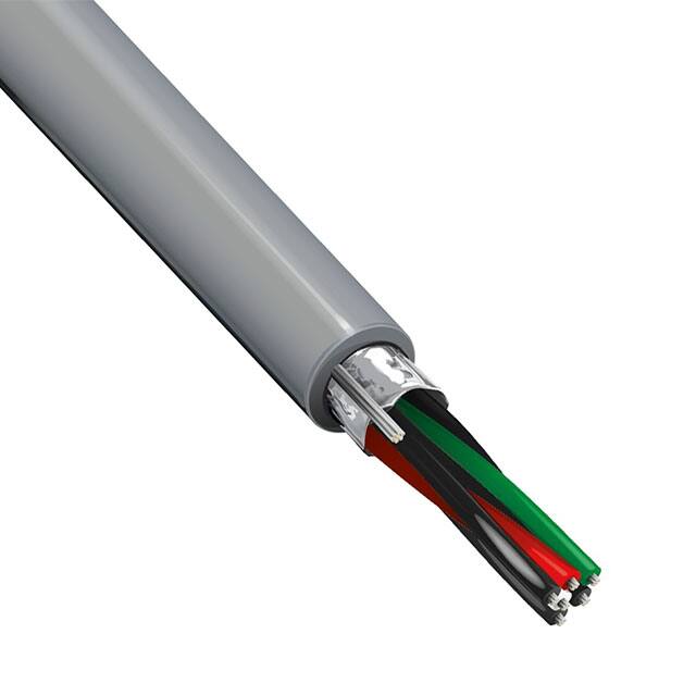 9503 060100 MULTI-PAIR 6CON 24AWG CHROM 100'