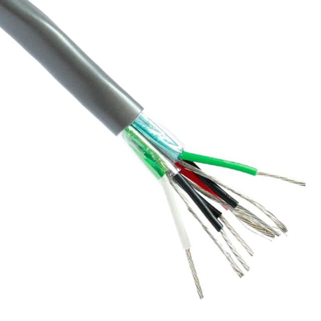 9873 060100 MULTI-PAIR 6CON 20AWG CHROM 100'