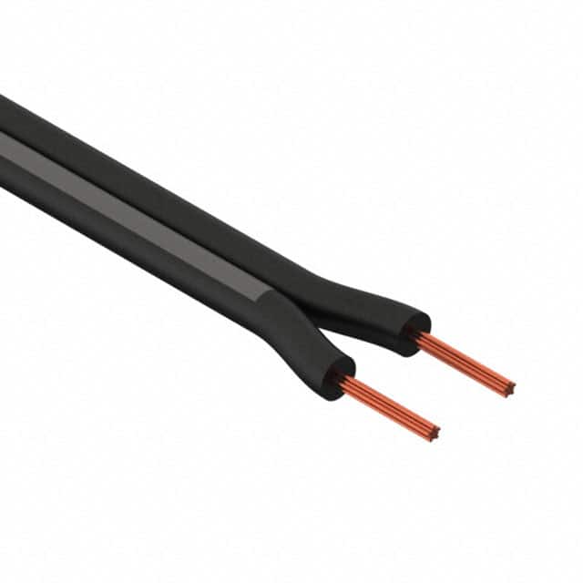 30-00008 CABLE 2COND 22AWG BLACK 1000'