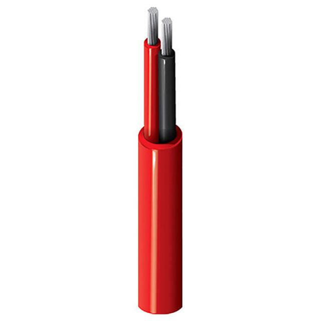 89740 002100 CABLE 2COND 18AWG RED 100'
