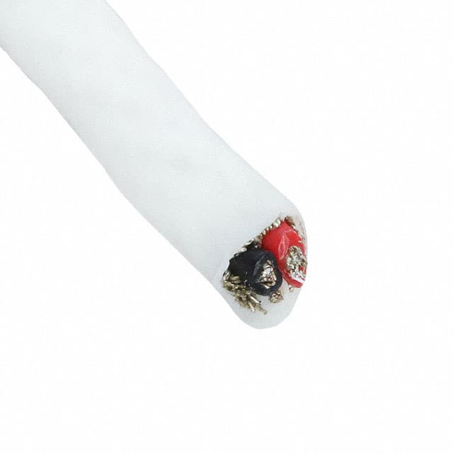 2821/3 WH005 CABLE 3CON 24AWG WHT SHLD 100'