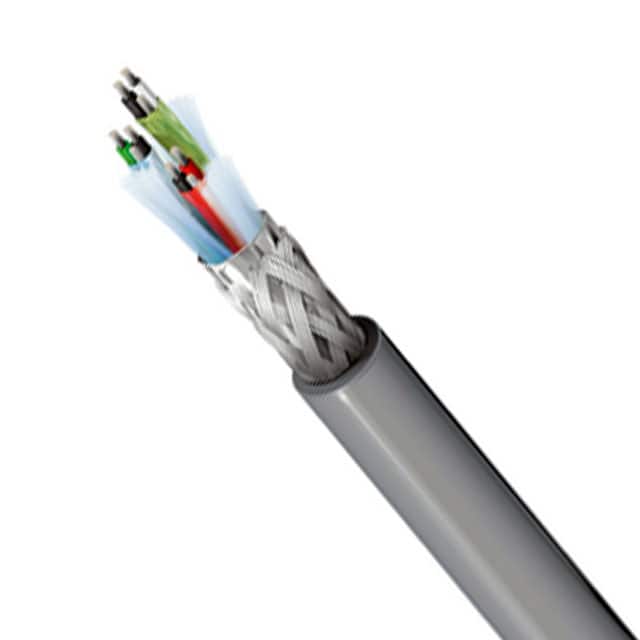 8163 060100 MULTI-PAIR 6CON 24AWG CHROM 100'