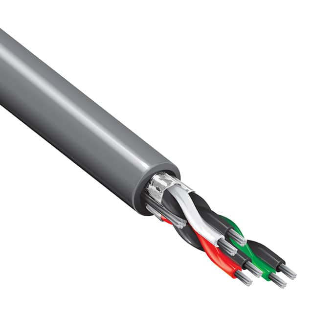 1420A 060500 MULTI-PAIR 6CON 24AWG CHROM 500'