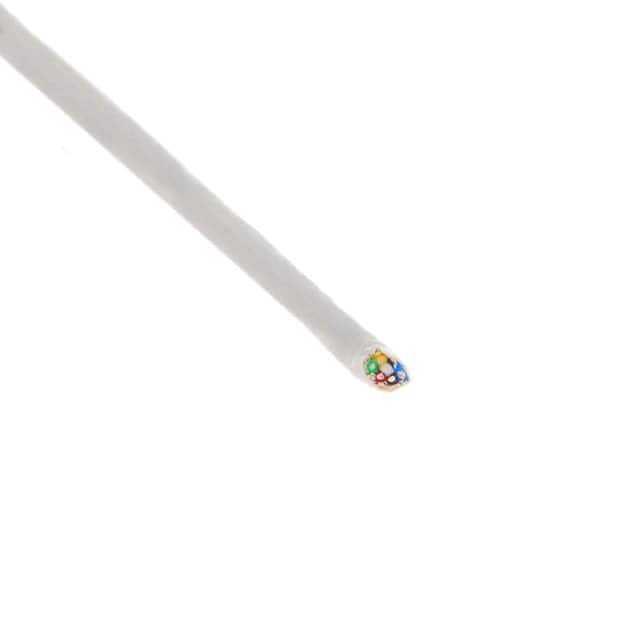 2821/6 WH005 CABLE 6CON 24AWG WHT SHLD 100'