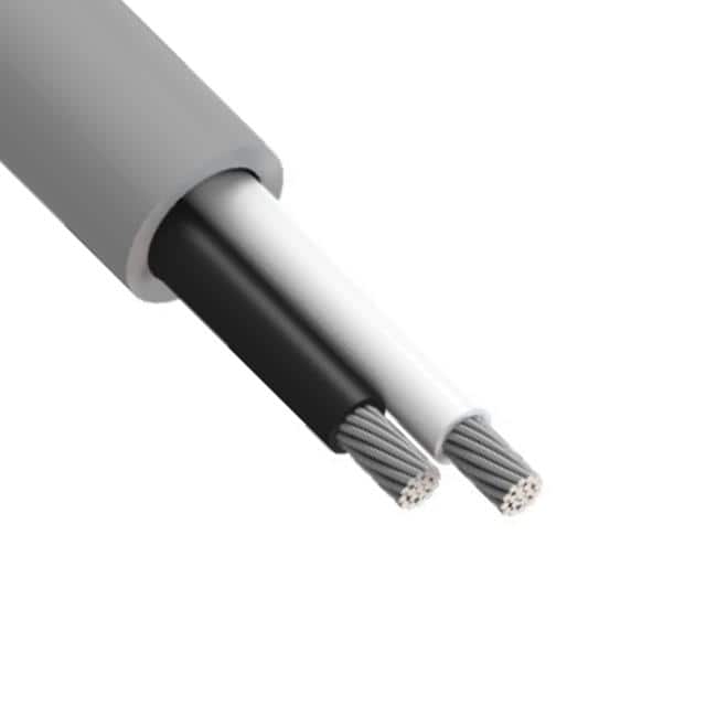 8442MN 008100 CABLE 2COND 22AWG GRAY 100'