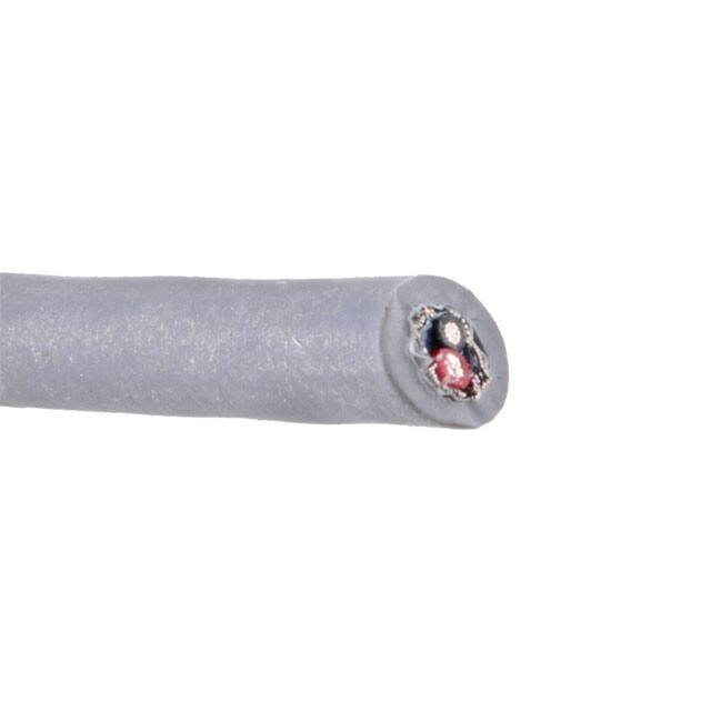 76302WS 008100 CABLE 2CON 22AWG CHROM SHLD 100'