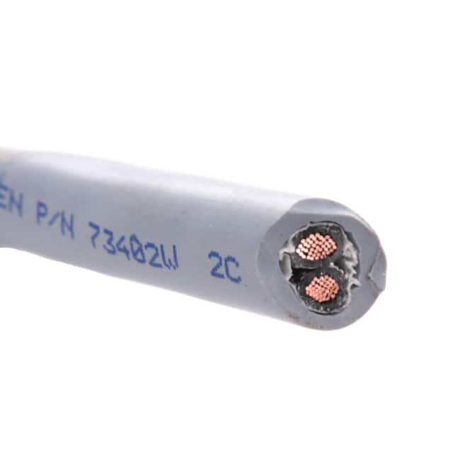 73402W 008100 CABLE 2COND 14AWG GRAY 100'