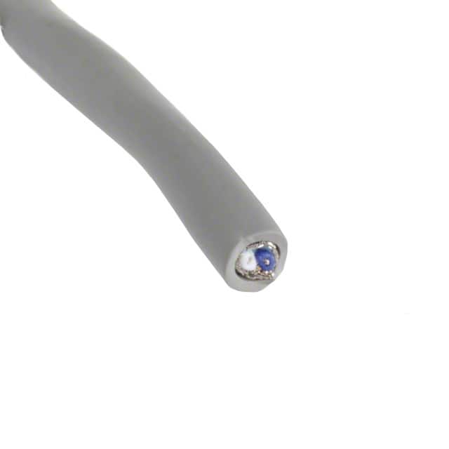 6412 SL005 CABLE 2CON 24AWG SLATE SHLD 100'
