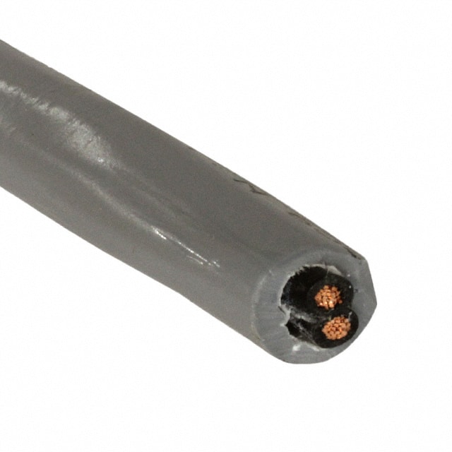 65402 SL002 CABLE 2COND 14AWG SLATE 500'