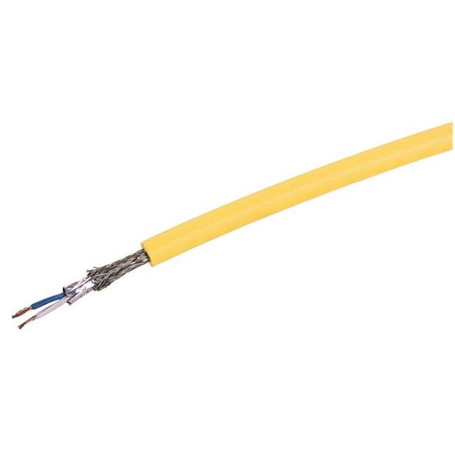 09456002013 CABLE 2COND 22AWG YLW SHLD 50M