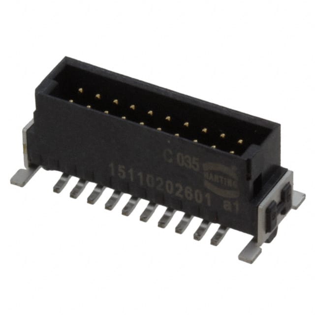15110202601000 CONN HEADER SMD 20POS 1.27MM