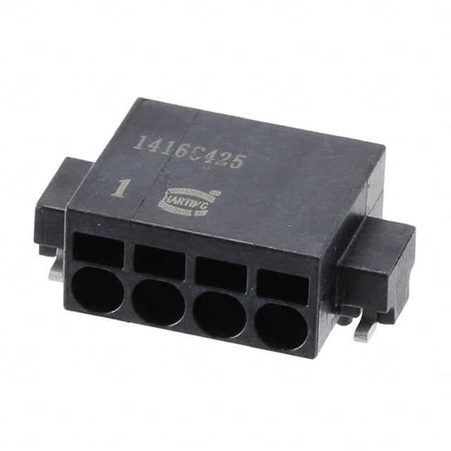 14010413102000 TERM BLK 4P SIDE ENT 2.54MM SMD