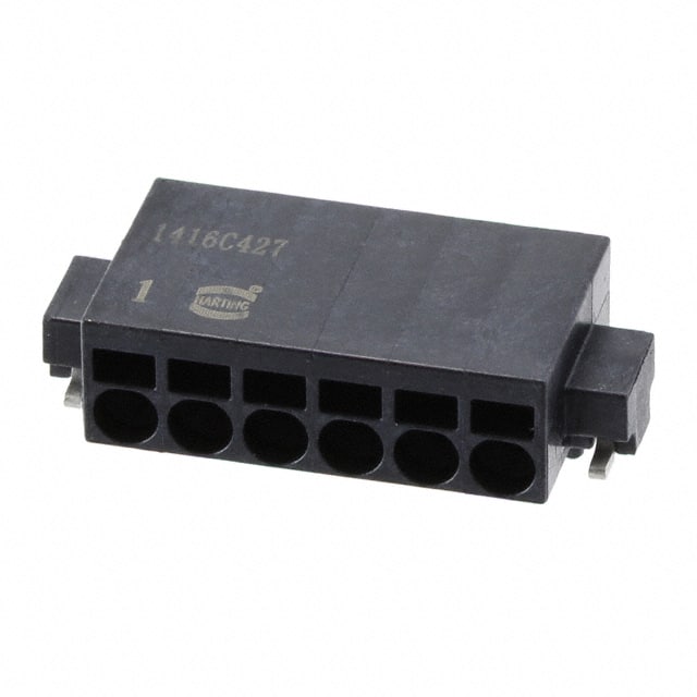 14010613102000 TERM BLK 6P SIDE ENT 2.54MM SMD