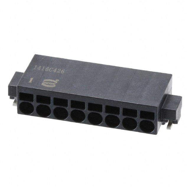 14010813102000 TERM BLK 8P SIDE ENT 2.54MM SMD