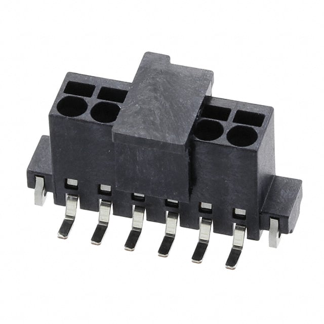 14010613101000 TERM BLK 6POS TOP ENT 2.54MM SMD