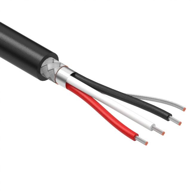 30-01021 CABLE 3COND 26AWG BLK SHLD 502'