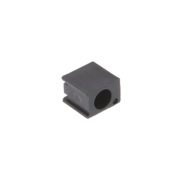 H-131C-1-120 LED HOLDER RA 3MM 2LD NYL BK