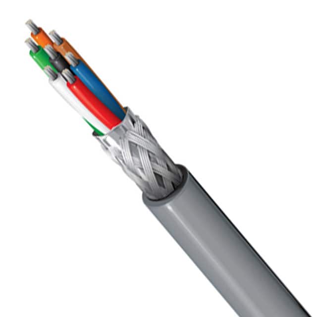 9932 060100 CABLE 7CON 24AWG CHROM SHLD 100'