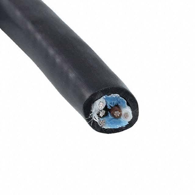 45492 BK005 MULTI-PAIR 4COND 24AWG BLK 100'