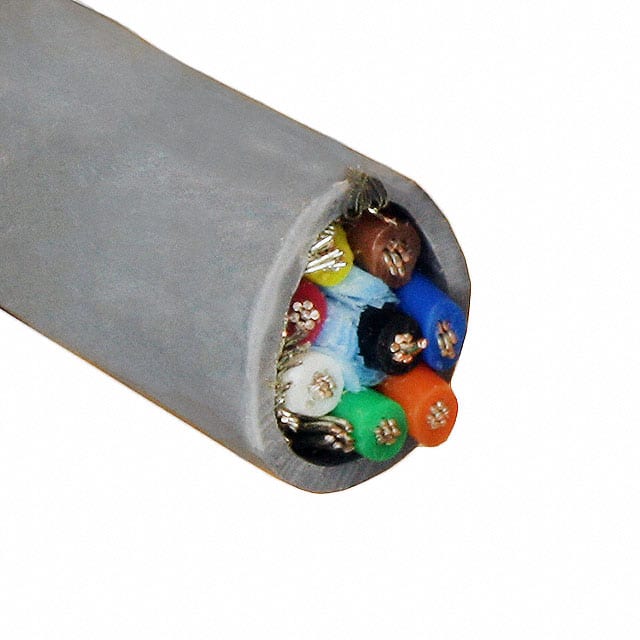 6332 SL005 CABLE 8CON 24AWG SLATE SHLD 100'
