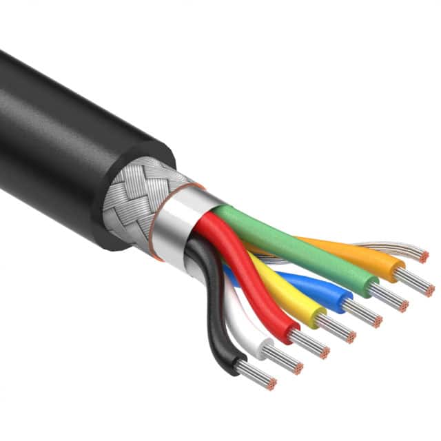 30-01071 CABLE 7COND 28AWG BLK SHLD 502'