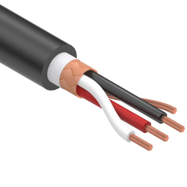 30-00913 CABLE 3COND 24AWG BLK SHLD 502'