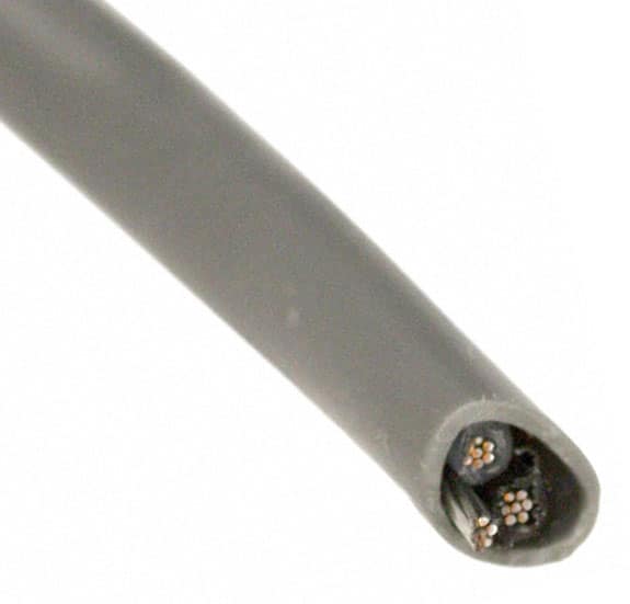 C2514A.46.10 CABLE 2CON 22AWG GRAY SHLD 5000'
