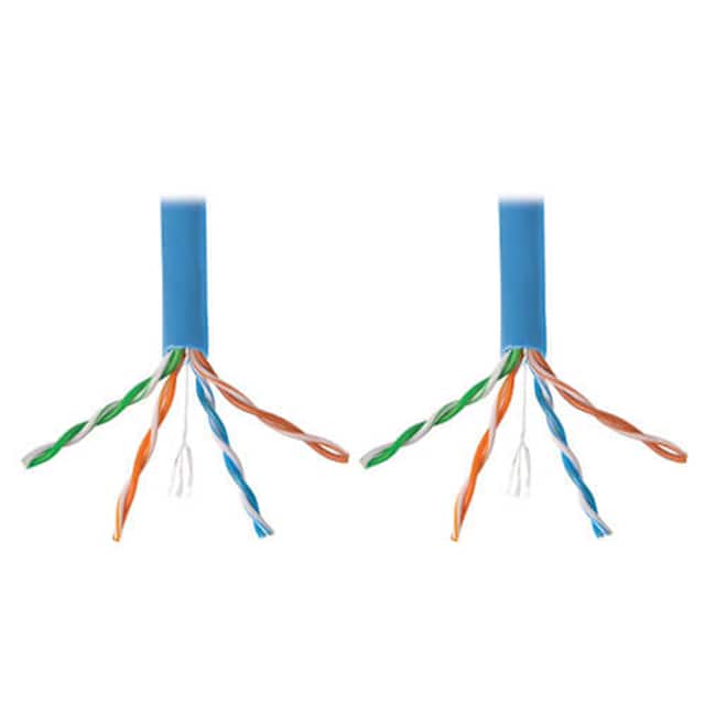 N220-01K-BL CABLE CAT6 8CON 24AWG BLUE 1000'