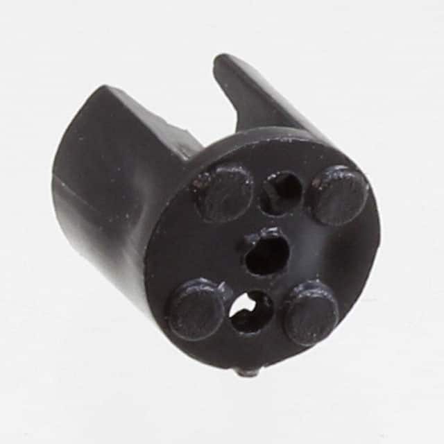 STD_180_BLK LED HOLDER TRI-LEAD BLACK