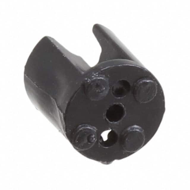 STD_200_BLK LED HOLDER TRI-LEAD BLACK